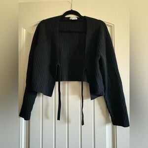 Ava & Viv Ribbed Crop Cardigan